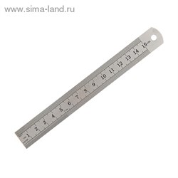 Линейка строительная "TUNDRA basic" металлическая, 150 мм. 1112954 - фото 8073