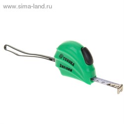 Рулетка "TUNDRA basic" пластиковый корпус, автостоп 3м х 16мм 881698 - фото 8100
