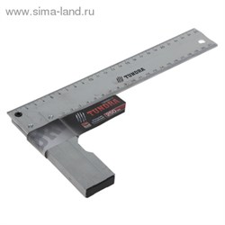 Угольник столярный "TUNDRA" алюминиевый с уровнем 250 мм 1006517 - фото 8143