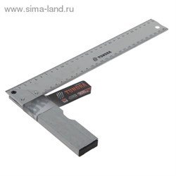 Угольник столярный "TUNDRA" алюминиевый с уровнем 300 мм 1006518 - фото 8144