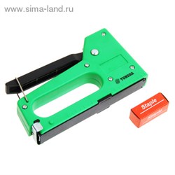 Степлер строительный "TUNDRA basic" пластиковый корпус, скобы 10,6 мм, для скоб 4-8 мм 1018496 - фото 8192