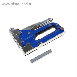 Степлер строительный "TUNDRA comfort" металлический корпус, скобы 10,6 мм, для скоб 4-14 мм 1018497 - фото 8193