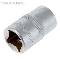 Головка торцевая "TUNDRA premium" 6-гранная, 1/2", 14 мм, CrV 1123552 - фото 8283