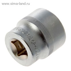 Головка торцевая "TUNDRA premium" 6-гранная, 1/2", 27 мм, CrV 1123563 - фото 8294