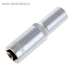 Головка торцевая удлиненная "TUNDRA premium" 6-гранная, 1/2", 12 мм, CrV 1123567 - фото 8317