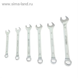 Набор ключей комбинированных "TUNDRA comfort", CrV, холдер, зеркальный, 6 шт. 8-17 мм   877985 - фото 8560