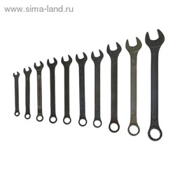 Набор ключей комбинорованных "TUNDRA basic" , сумка, фосфатированный, 10 шт, 6-22 мм 878128 - фото 8575