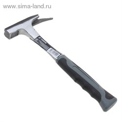 Молоток кровельщика "TUNDRA premium" цельнометал., двухкомп. рукоятка, квадратный боек 250г 882016 - фото 8639