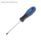 Отвертка "TUNDRA premium" SL 3х75 мм (-) трехкомпонентная рукоятка 882218