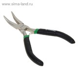 Длинногубцы изогнутые МИНИ "TUNDRA basic" никелированные 130 мм 881674