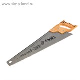 Ножовка по дереву "TUNDRA comfort" двухсторонняя заточка каленый зуб 5мм, дер. рукоятка 450мм 881802