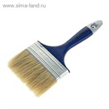 Кисть плоская "TUNDRA comfort" искусственная щетина, пластмассовая ручка 4" (100 мм) 881526