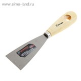 Шпатель "TUNDRA basic" деревянная рукоятка 50 мм 1006523