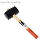 Киянка резиновая, 340 г, черная резина, деревянная рукоятка// SPARTA 959363