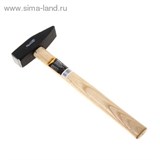 Молоток слесарный, 1000 г, квадратный боек, деревянная рукоятка// SPARTA 961120