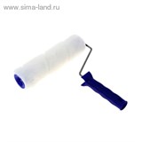 Валик "ИСКУСТВЕННЫЙ МЕХ" с ручкой, 250 мм,ворс 15 мм, D-48 мм, D руч.-6 мм,полиэстер/СИБРТЕХ  923939