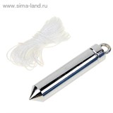 Отвес цилиндрический, 100 г, шнур 30 м// MATRIX 1087354