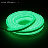 Гибкий неон, 12*24мм, 5 м, LED/м-80-220V, ЗЕЛЕНЫЙ