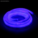 Гибкий неон, 12*24мм, 5 м, LED/м-80-220V, СИНИЙ