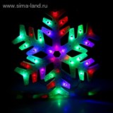 Фигура "Снежинка" 40х40 см, пластик, 40 LED, 240V RG/RB