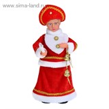 Снегурочка в красной шубе (с подсветкой)