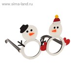 Очки карнавальные "Снежные друзья"