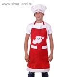 Карнавальный набор повар "Зам деда мороза" 2 предмета: шапка, фартук