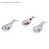 Подставка для ложки 21х7 см, цвета МИКС