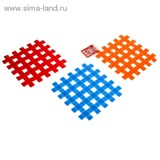 Подставка под горячее 17х17 см "Клетка", цвета МИКС