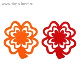 Подставка под горячее 18,5х20 см "Цветок", цвета МИКС