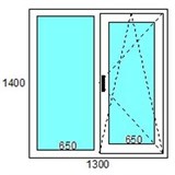 Окно пластиковое  GUTWERK 70 мм / 4 кам / Roto