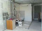 Демонтаж шиферной сантехкабины (без основания)
