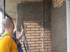 Штукатурка стен слоем до 30 мм (на сложных поверхностях)