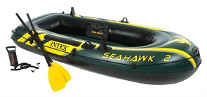 Надувная лодка  Seahawk 2  (до 200кг)  236х114х41см с веслами и насосом