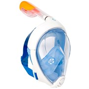 Маска для сноркелинга у поверхности водоема FREE BREATH ГОЛУБОЙ S/M