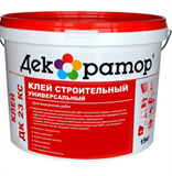 Клей строительный универсальный ДК23 КС (5кг) на жидком стекле