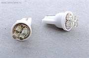 Автолампа светодиодная T10 (W5W), 4 LED-DIP  118336