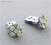 Автолампа светодиодная T10 (W5W), 5 SMD-3528  118405