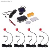 Парктроник, LPS-002, 4 датчика, с LСD дисплеем и биппером, 12V, датчик КРАСНЫЙ 859791