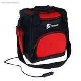 Сумка-холодильник TORSO CB-16A , 16л , 12V , 48W , чёрно-красный 1060247