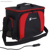 Сумка-холодильник TORSO CB-25A , 25л , 12V , 48W , чёрно-красный 1060248
