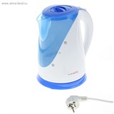 Электрочайник "LuazON" LPK-1701, 2200W, 1,7л, бело-синий 1128704