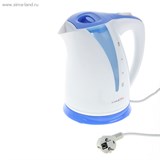 Электрочайник "LuazON" LPK-1702, 2200W, 2,0л, бело-синий 1128705