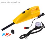 Компрессор-пылесос с манометром 2 в 1 AUTOVIRAZH AV-020819   1092436