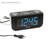Радиоприемник с часами Vitek VT-6600 синий   1136636