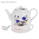 Чайник Великие реки Малиновка-6 керамический, терм. рисунок,1200 Вт, общий объем 1,5л 1015322