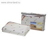 Одеяло Адамас всесез. Верблюжья шерсть облег. 200*220 ± 5 см, чехол тик, 200гр/м  1075367