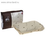 Одеяло стеганое Верби 110x140 см легкое 200 гр/м, верблюжья шерсть, тик беж   1189350
