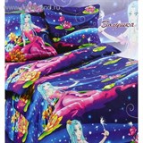 КПБ 1,5сп Сударушка Золушка 150*215 см, 150*215 см, 70*70 см 2шт бязь (ш150)  859287