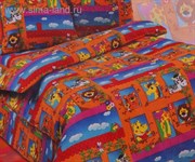 КПБ 1,5сп Сударушка Зоопарк 150*215 см, 150*215 см, 70*70 см 2шт бязь (ш150) 734191